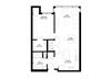1 Bedroom Floor Plan